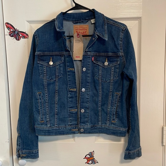 Levi original Trucker Jacket Women’s size Large